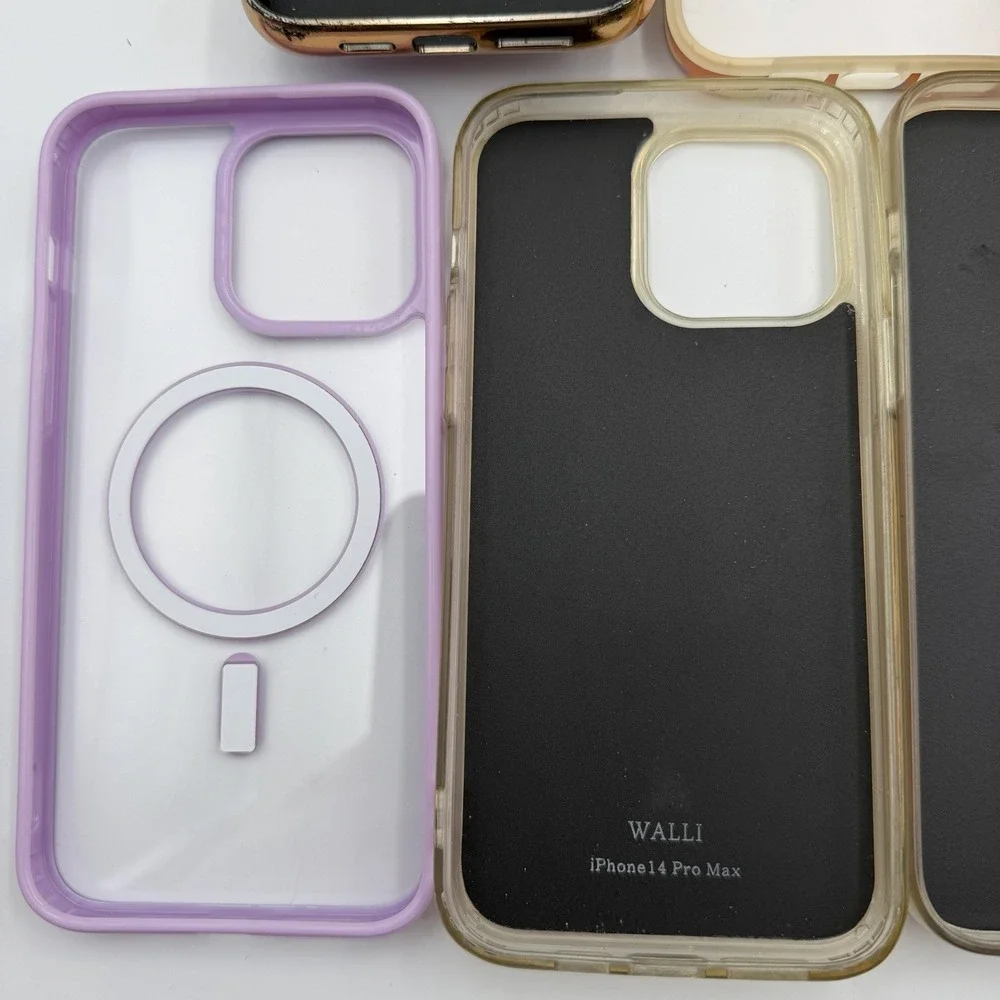 (7) WALLI  / CASELY Mixed Cases Lot for Apple IPhone 14 Pro Max